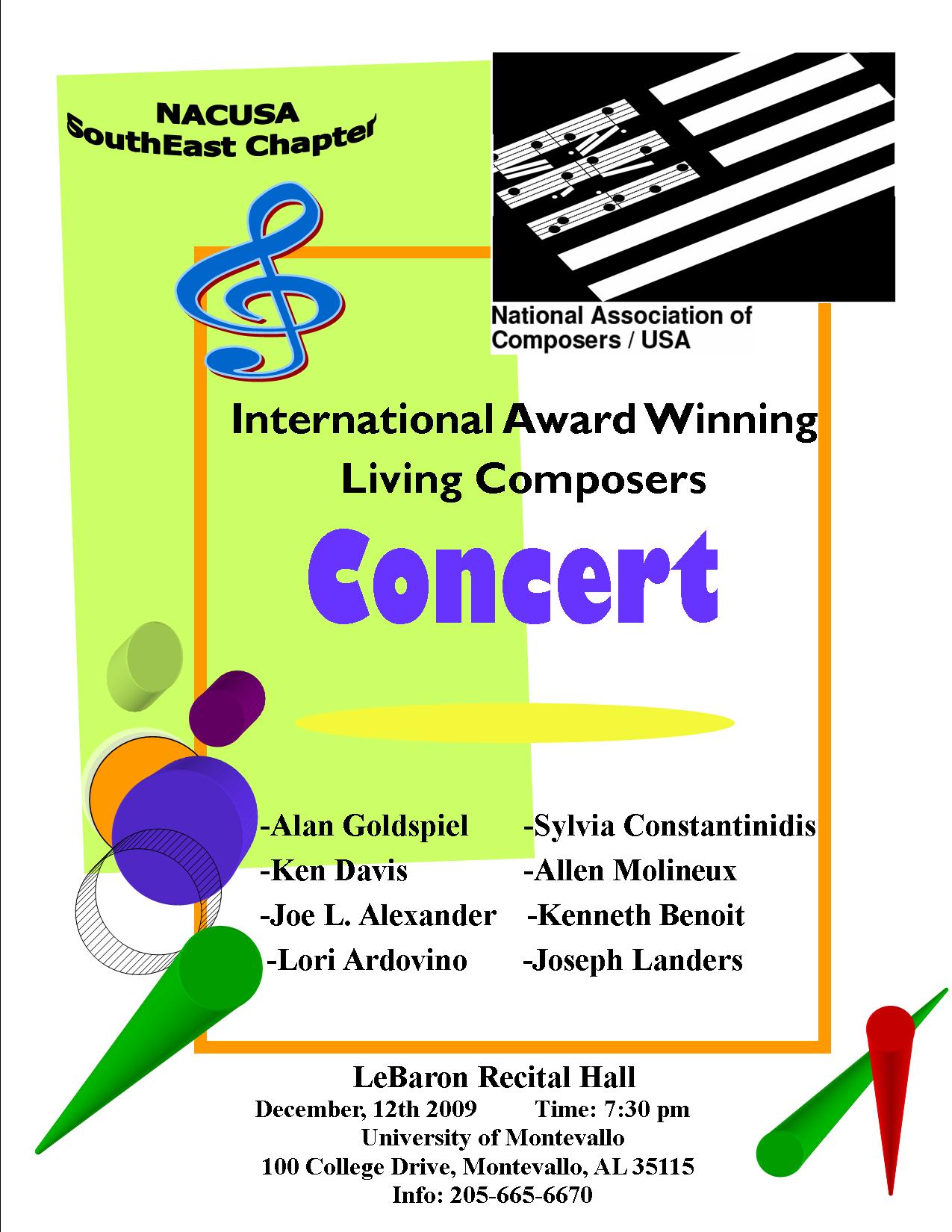 NACUSA Winter Montevallo Concert Flyer.j
